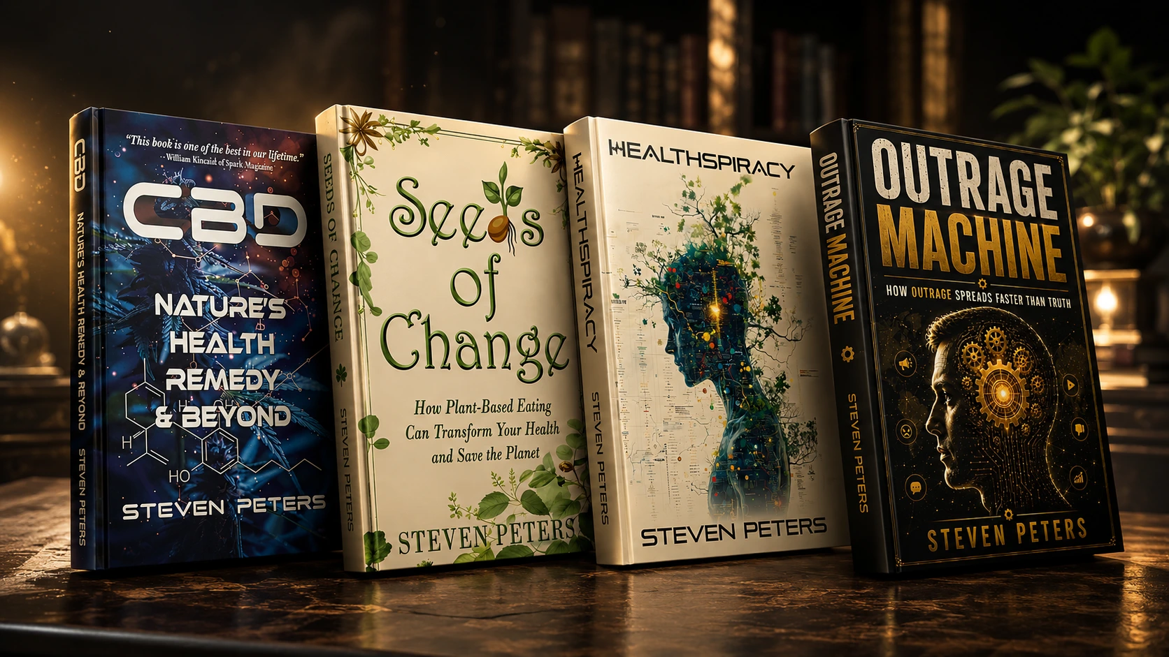 Steven Peters Book Collection
